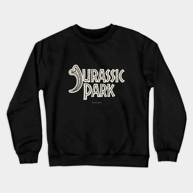 Jurassic Park Raptor Claw Logo Crewneck Sweatshirt by avperth